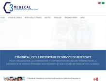 Tablet Screenshot of c3medical.com